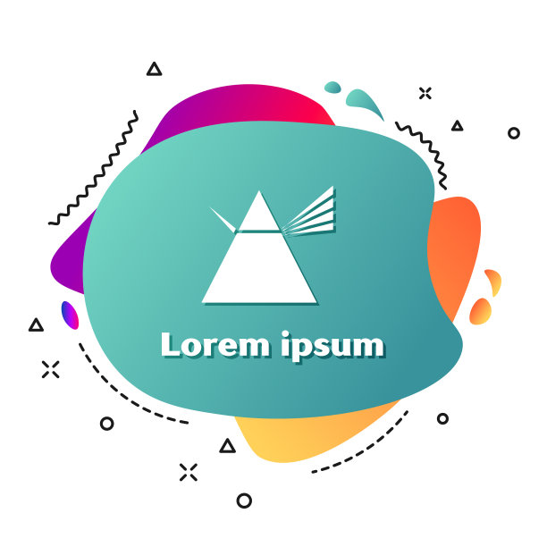 白光在棱镜中被孤立在白色上图片下载