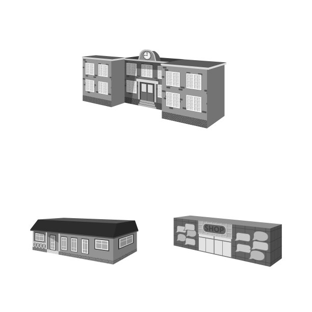 设计建筑和地产标志图片下载