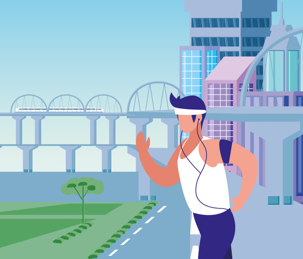 人跑户外设计图片下载