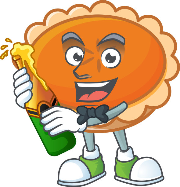 以橘子派为特色，带啤酒图片下载