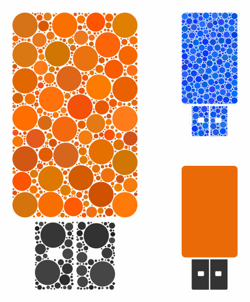 u盘马赛克图标圈图片下载