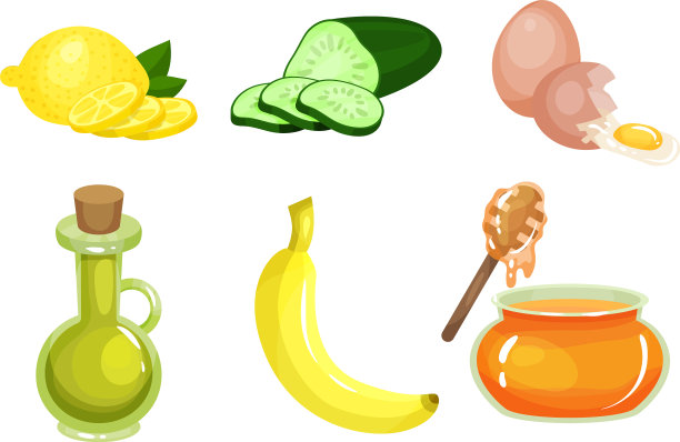 健康的食品配料设置天然排毒图片下载