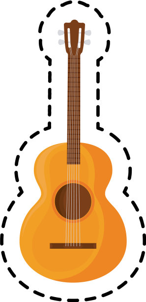 补丁吉他乐器音乐墨西哥孤立图片下载