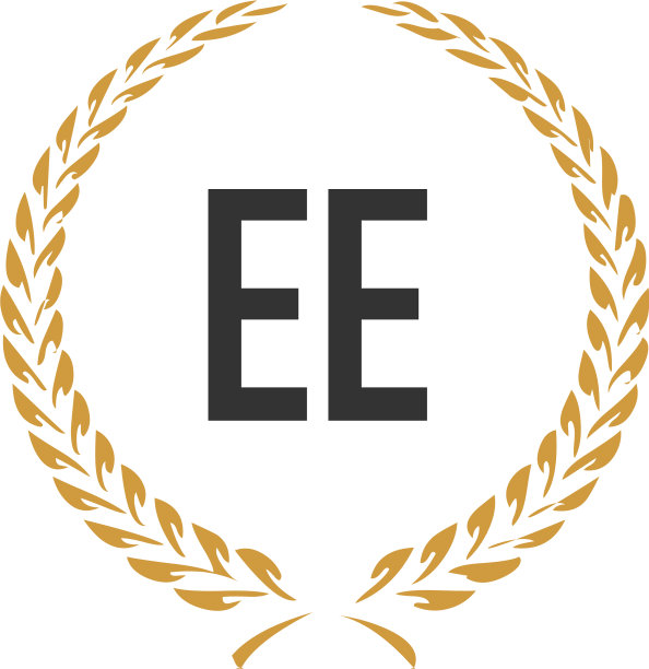 字母E E小麦奢华简约标志图片下载