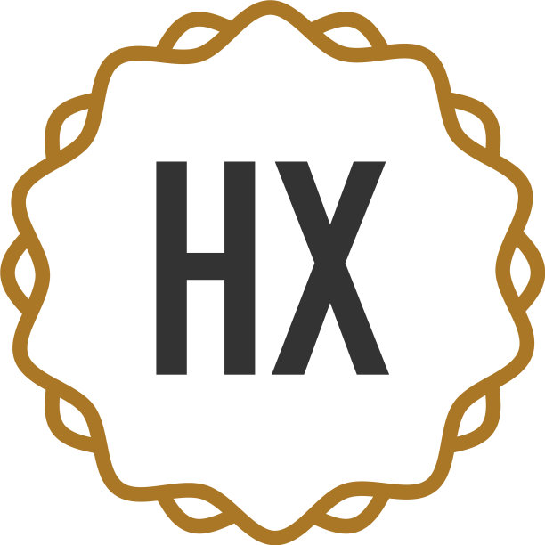 首字母hx优雅创意标志图片下载
