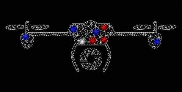 亮网骨架百叶窗间谍无人机用图片下载
