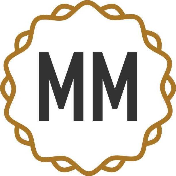 首字母MM优雅创意标志图片下载