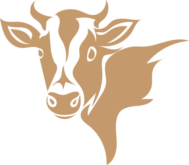 牛头动物图标标志设计图片下载