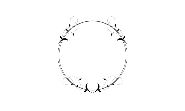 图形圆形框架花环的设计图片下载