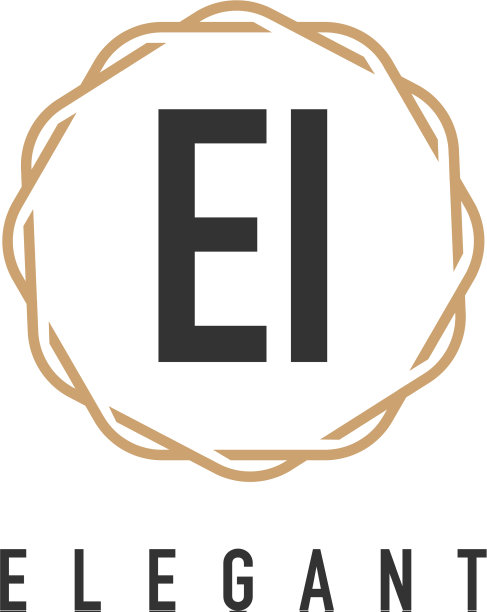 字母EI奢华简约标志图片下载