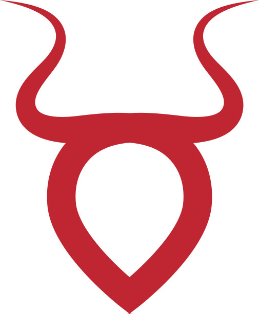 金牛座标志模板图标图片下载