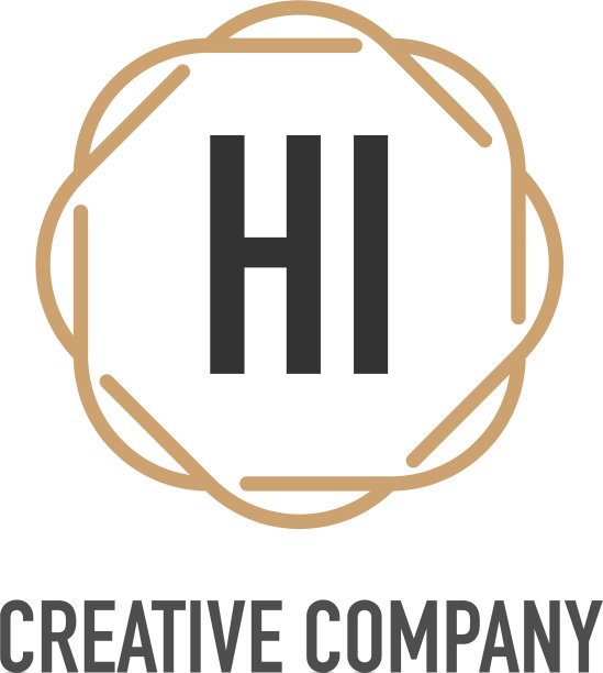 首字母hi奢华简约优雅图片下载