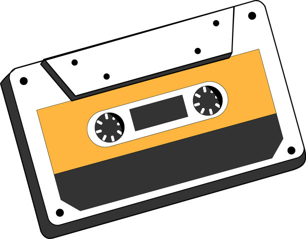 磁带磁带孤立的旧音乐复古图片下载