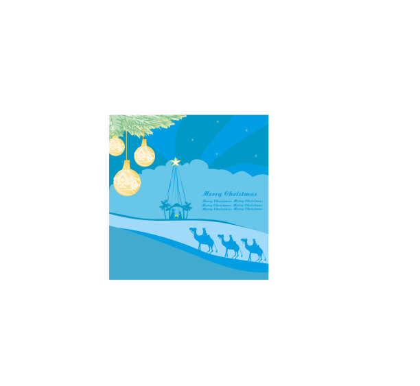 耶稣在伯利恒出生-抽象卡片图片下载