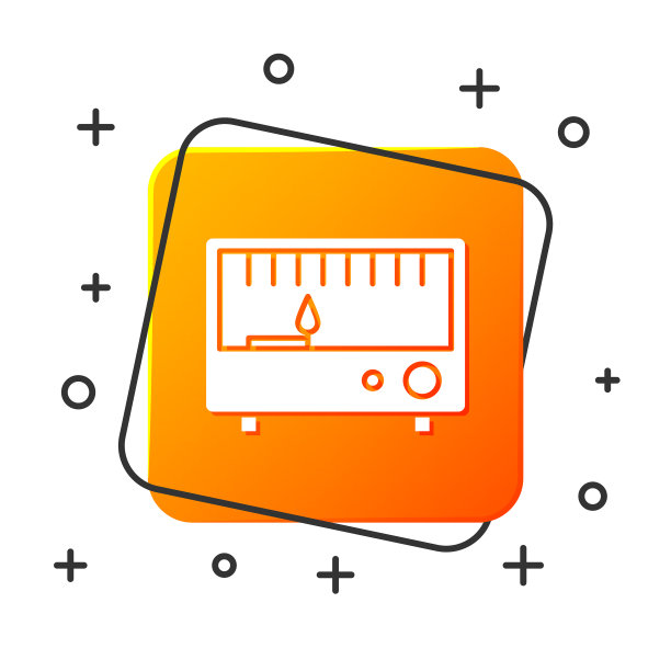 白色电测量仪器图标图片下载