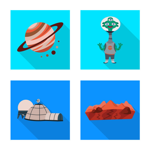 设计科学与宇宙符号集图片下载