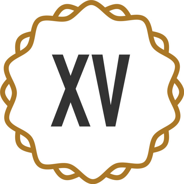 首字母十五优雅创意标志图片下载