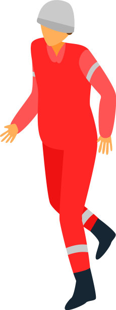 Derrick头盔男子图标等距风格图片下载