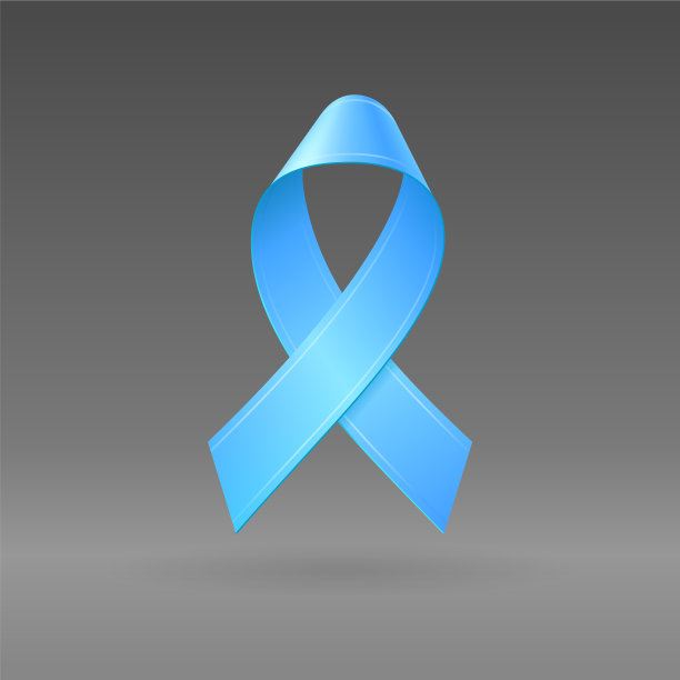 逼真的3d蓝丝带在深灰色图片下载