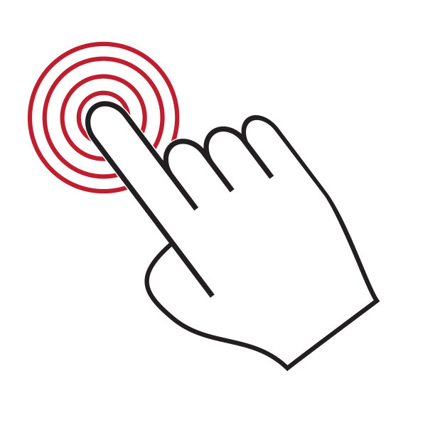 手光标图标。鼠标点击。图片下载