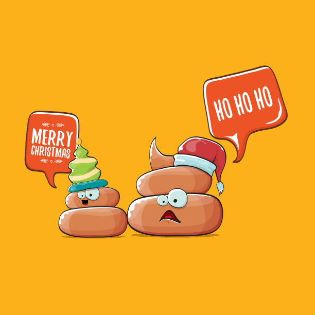 时髦的圣诞手绘贺卡图片下载