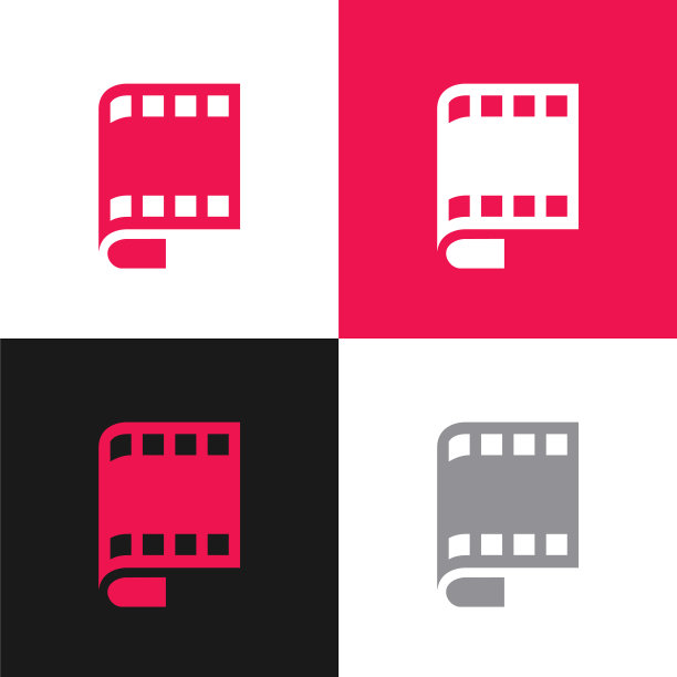 电影带图标设计电影制作概念图片下载