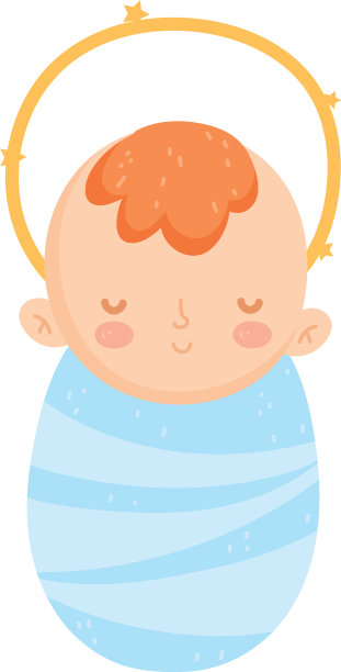 耶稣马槽，圣诞快乐图片下载