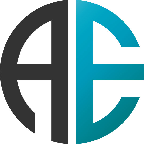 首字母ae创意设计标志图片下载