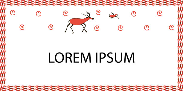 冬季主题网页横幅与冬季图案和图片下载