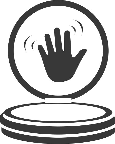 口袋镜子图标与你好小镜子标志图片下载