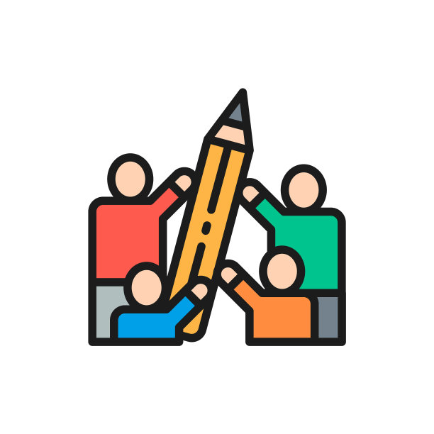 人们用大铅笔按住平色线图标图片下载