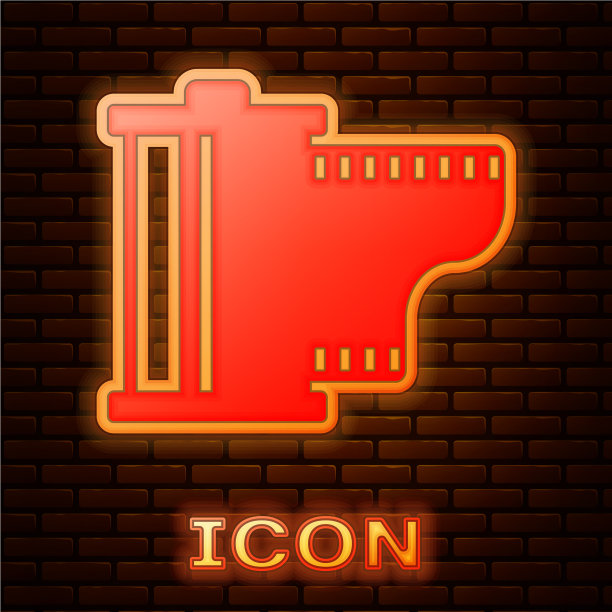 发光氖气相机老式胶卷盒图片下载