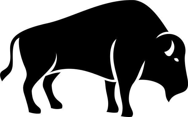 野牛轮廓图片下载