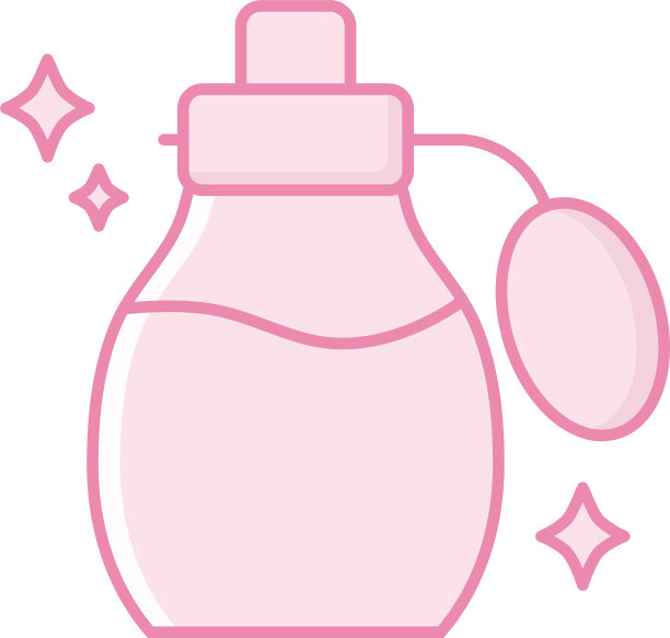 孤立香水瓶图标填充设计图片下载