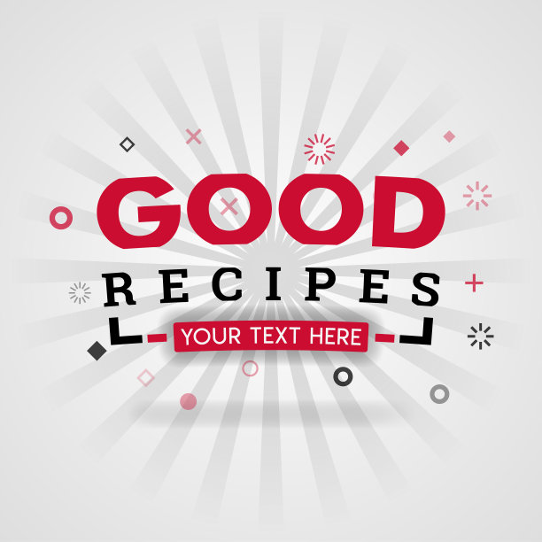 好的食谱模板红封面书可以图片下载