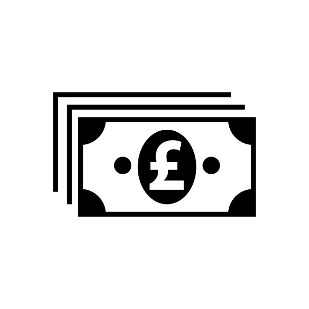 英镑货币图标矢量插图模板设计流行图片下载