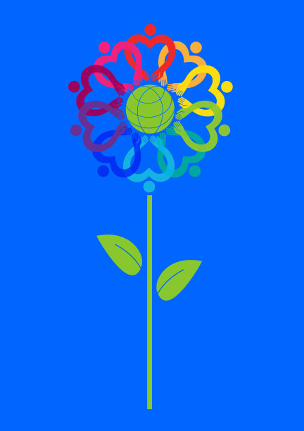 英联邦的隐喻，一群混合的人。图片下载