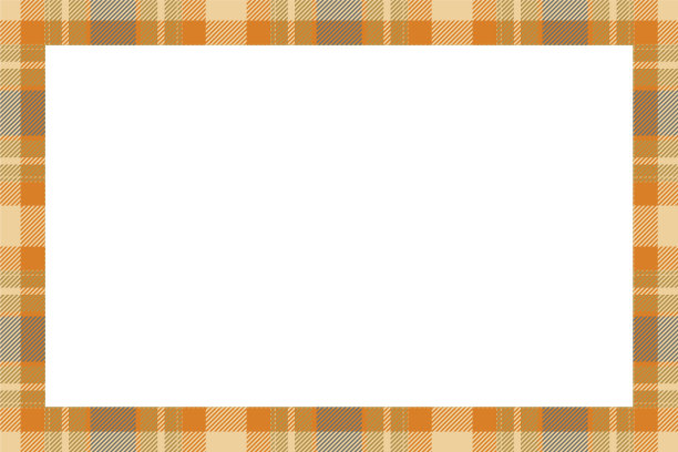 复古框苏格兰边界图案复古图片下载