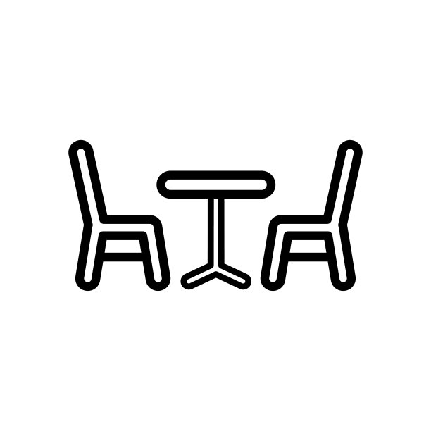 椅子图标平面矢量模板设计流行图片下载