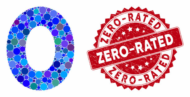 马赛克0位与垃圾零额定密封图片下载