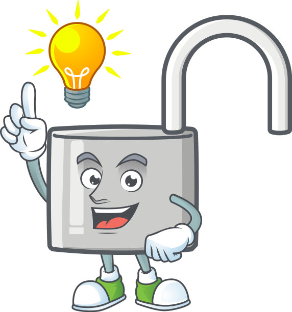 有一个想法，银色解锁钥匙上的白色背景图片下载