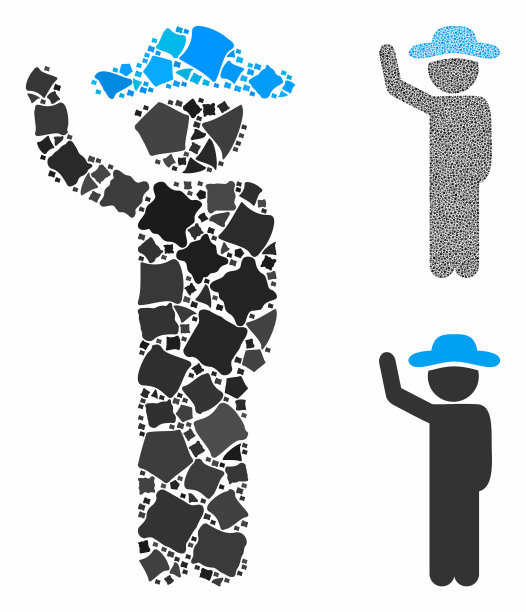 绅士搭便车构图图标突兀图片下载