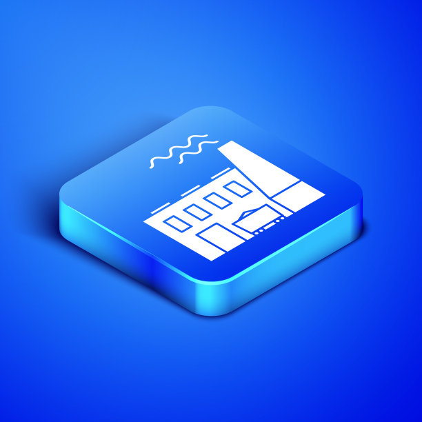 等距煤电厂和工厂图标图片下载