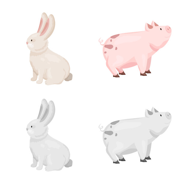 设计育种和厨房图标集图片下载