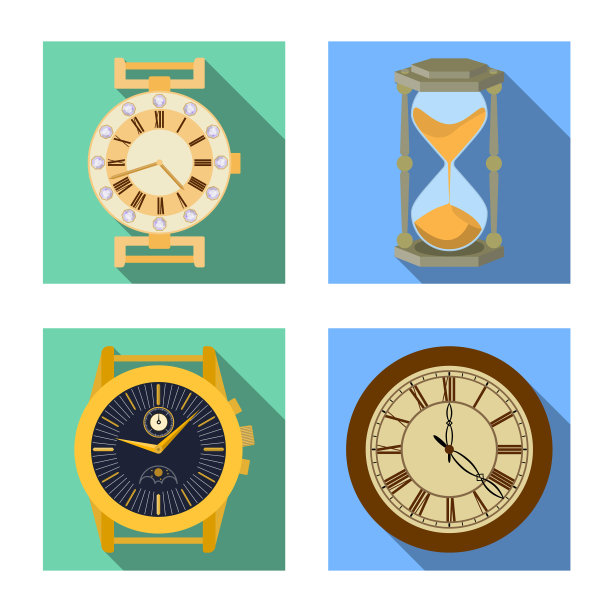 时钟和时间图标的设置图片下载