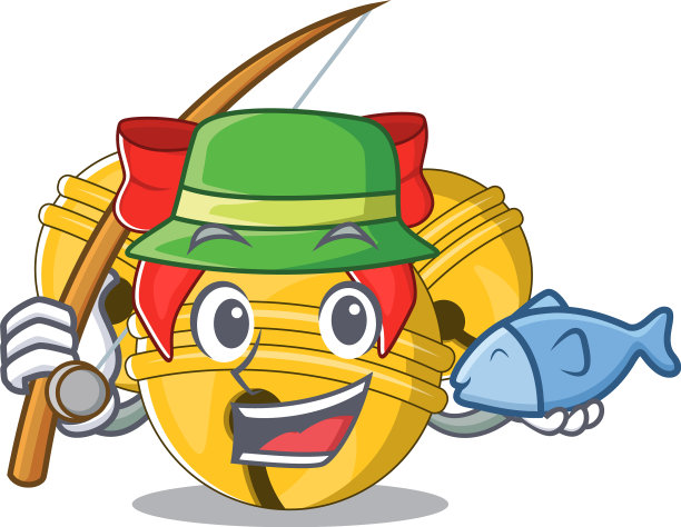 钓鱼铃儿的人物造型图片下载