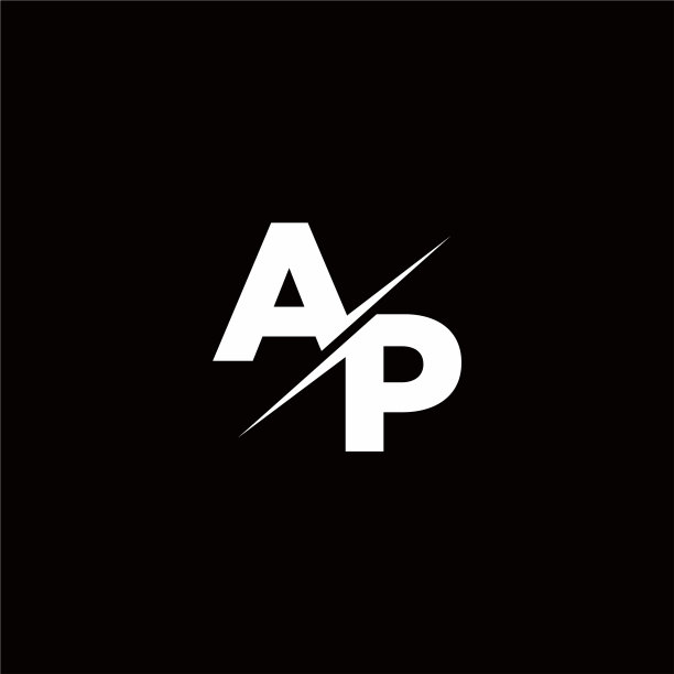 Ap标志字母组合斜线与现代标志图片下载