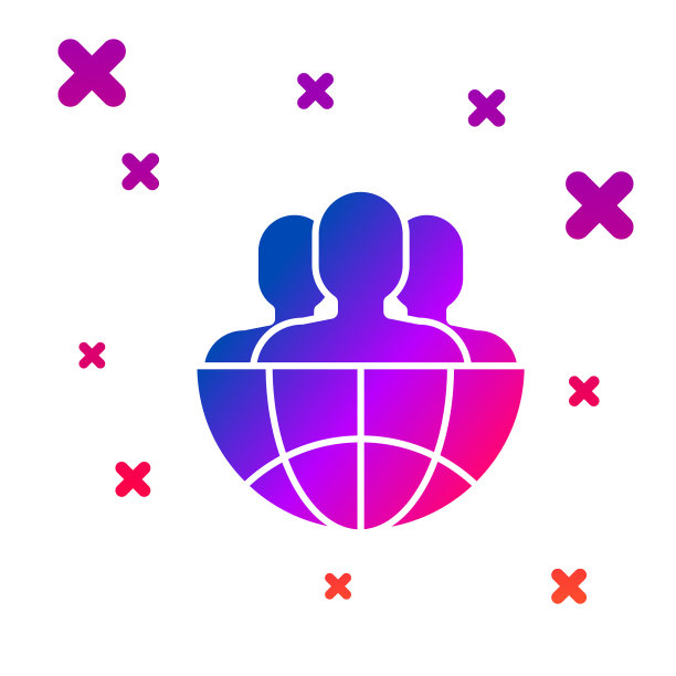 颜色地球仪和人的图标孤立在白色图片下载