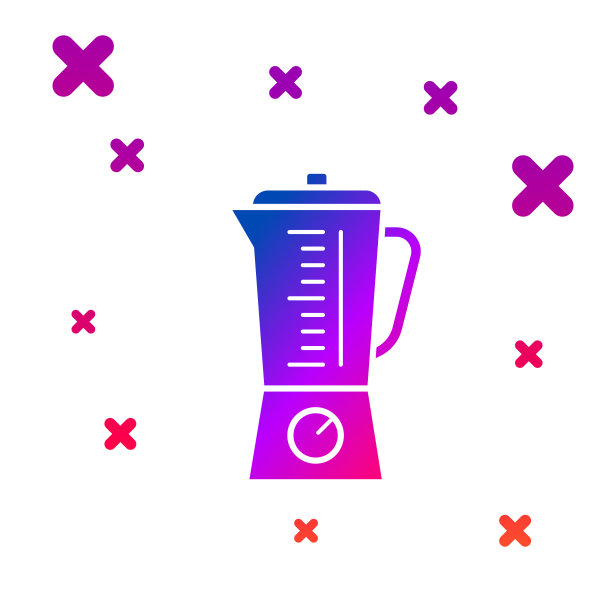 颜色搅拌机图标孤立的白色背景图片下载