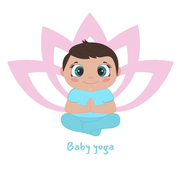 儿童瑜伽标志儿童瑜伽标志图片下载